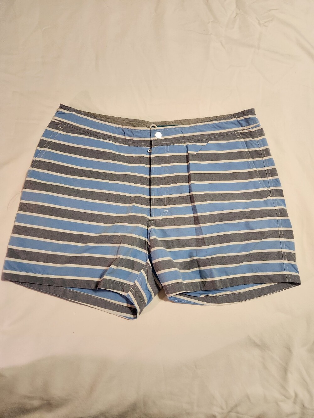 Bonobos Striped Pocket Lined Swim Shorts